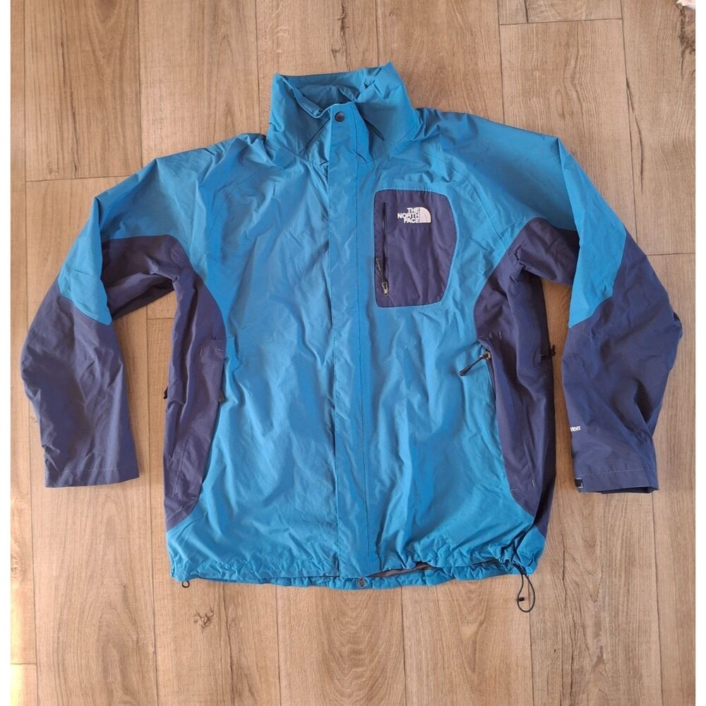 The North Face Blue HyVent Vented Full Zip Jacket Men's XL *MISSING HOOD*